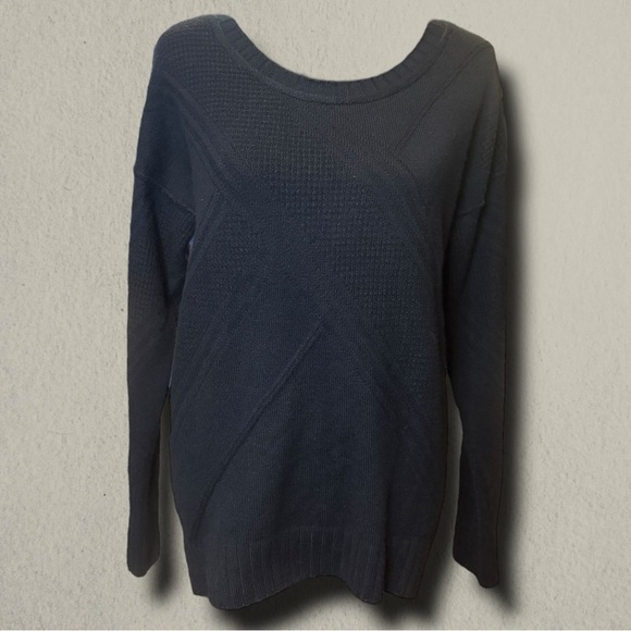 CALVIN KLEIN WOMENS CREW NECK HIGH-LOW HEM PULLOVER SWEATER
SIZE LARGE - Picture 1 of 4